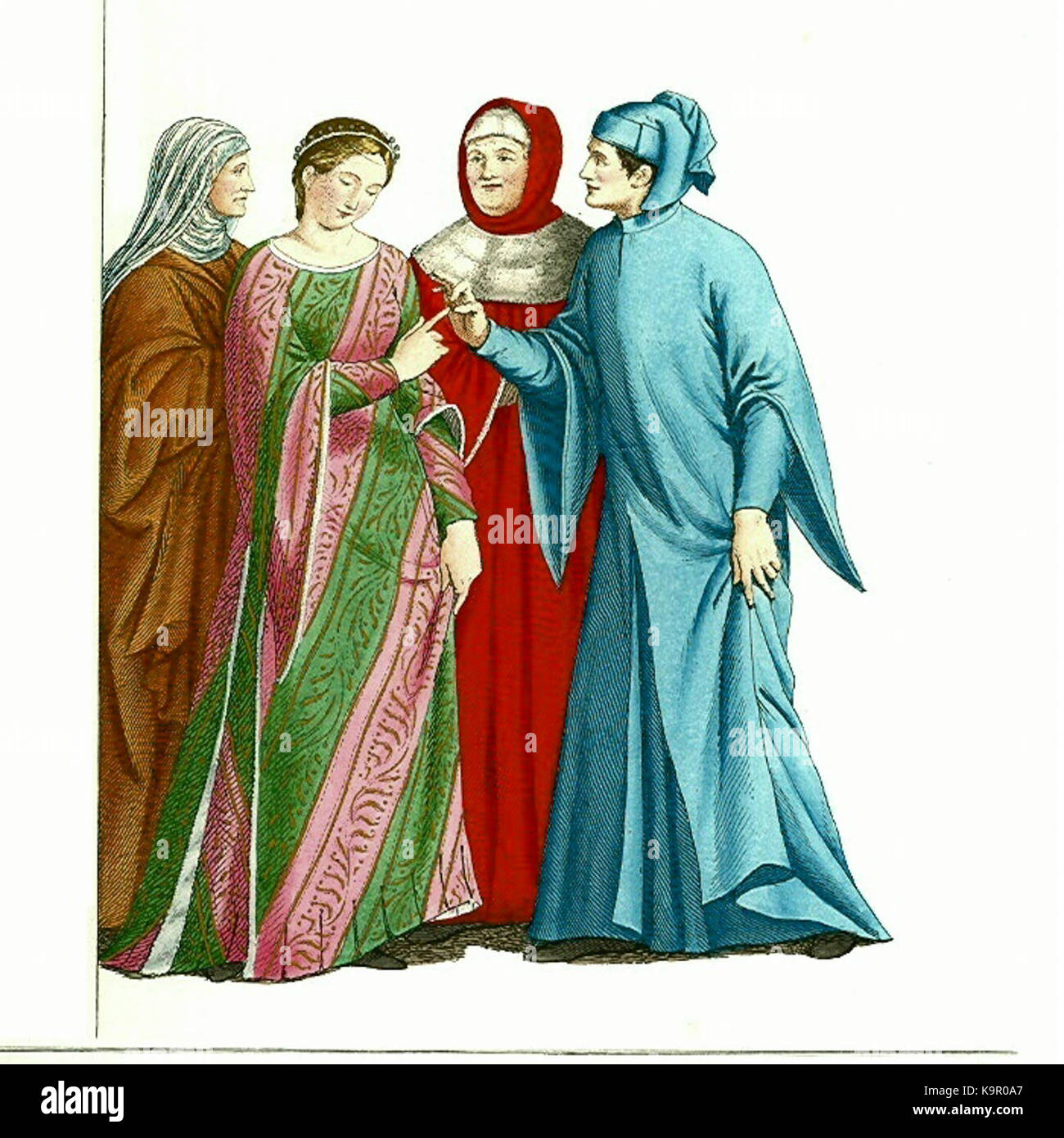 People in Medieval Dress or Costume (2 Stock Photo - Alamy