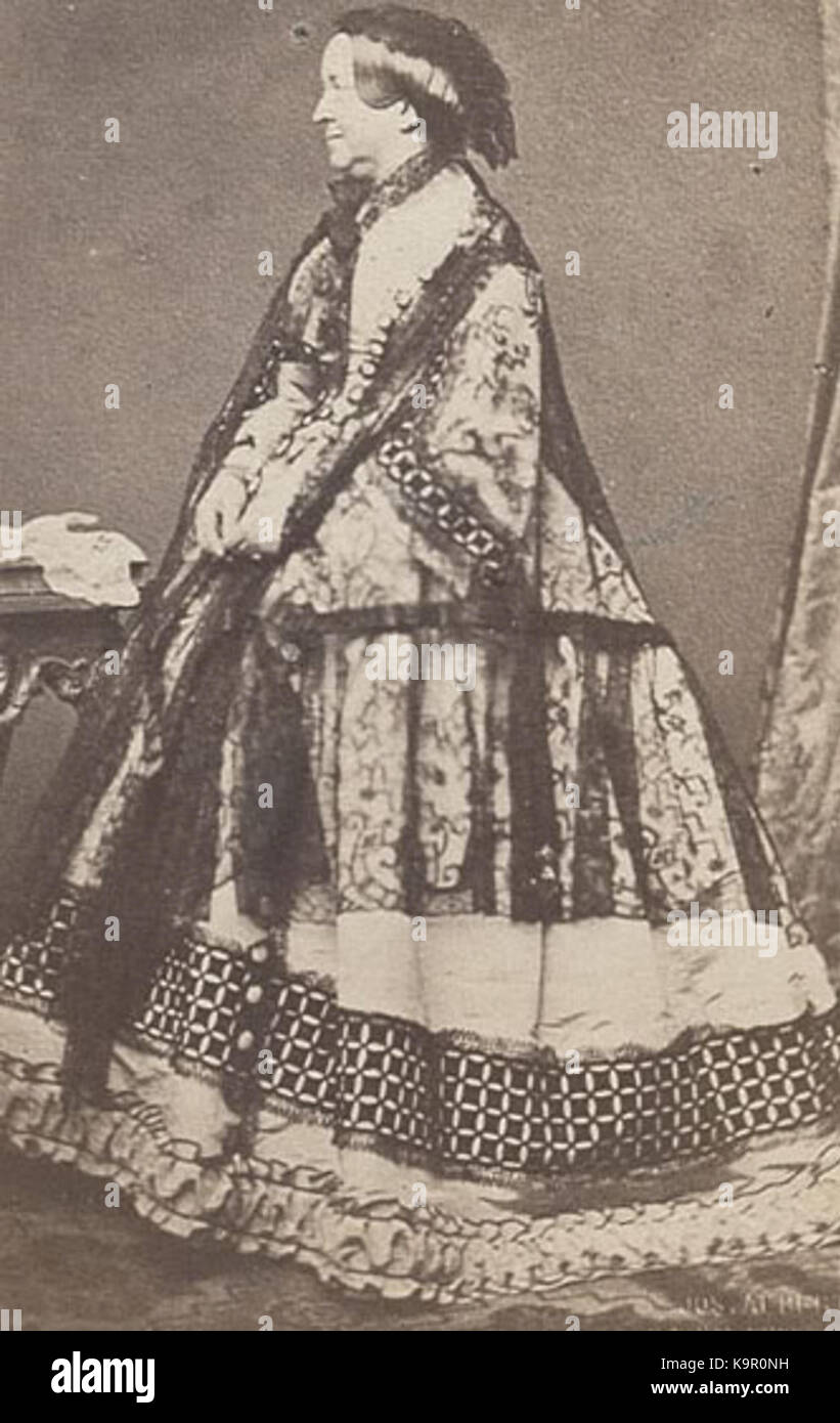 Queen Amalia of Greece photograph Stock Photo