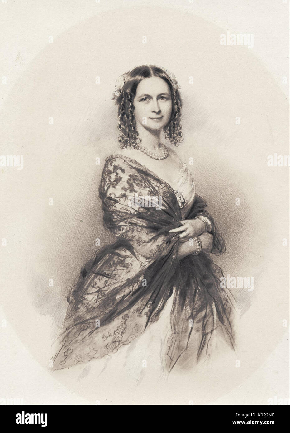Portrait of opera singer Jenny Lind (1820 1887 Stock Photo Alamy