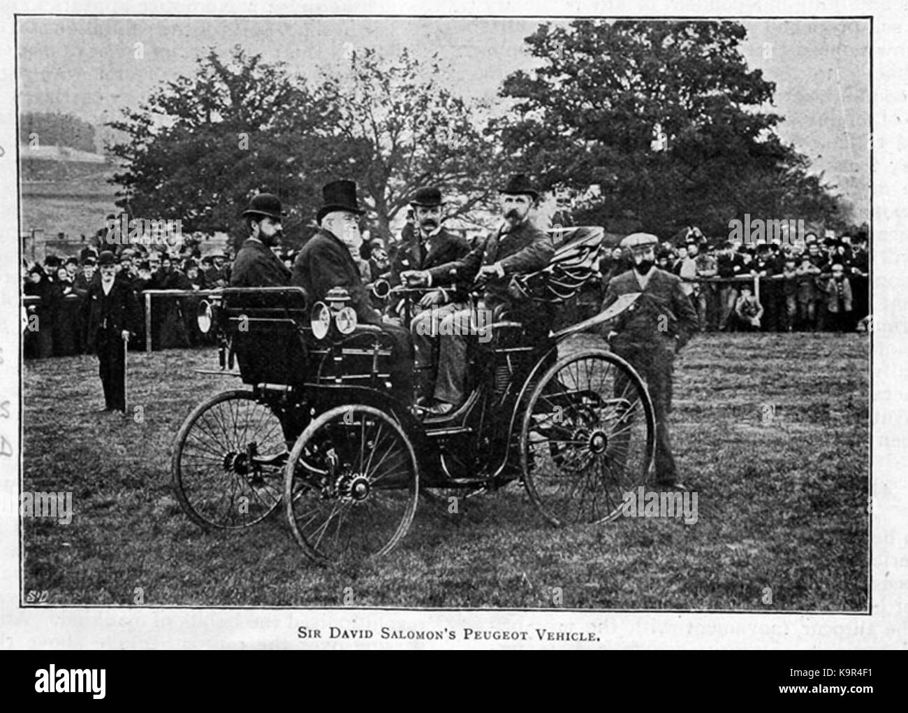 Peugeot 1895 Tunbridge Wells 1895 David Salomons1 Stock Photo - Alamy
