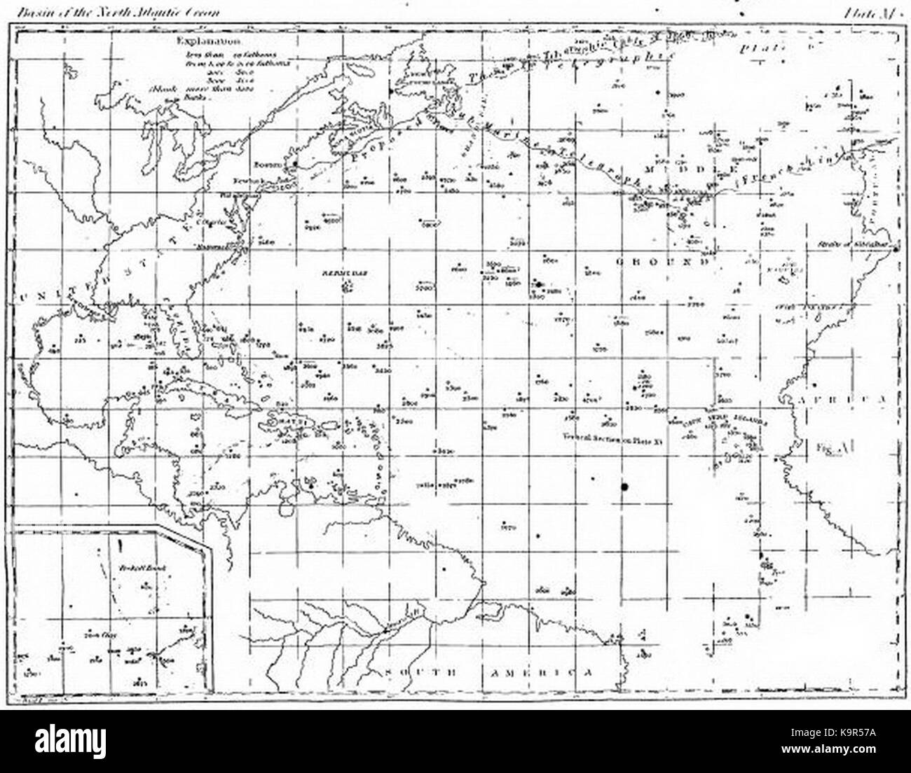 P491 Basin of the North Atlantic Ocean Stock Photo Alamy