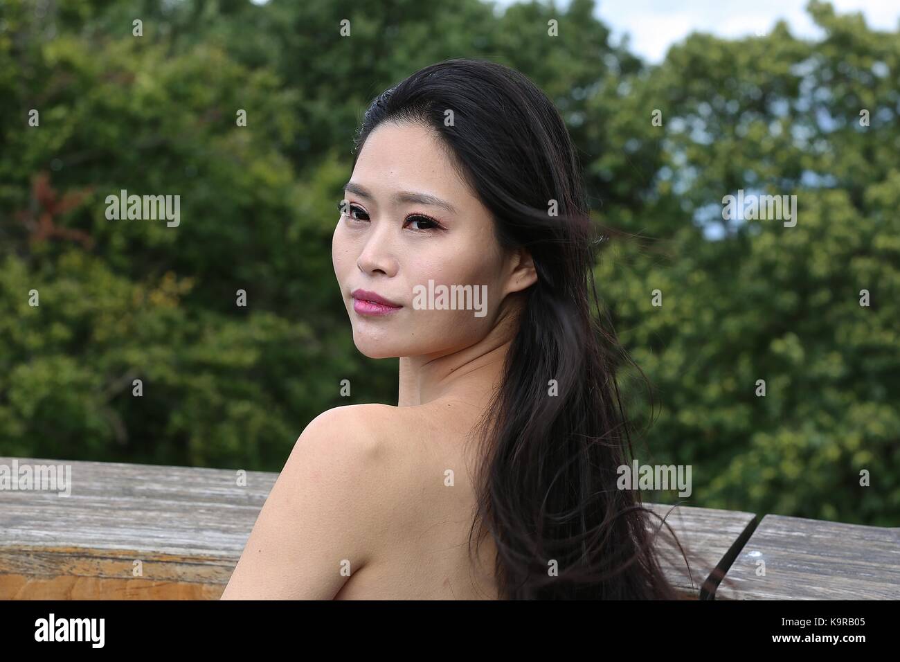 Chinese Model ... Stock Photo