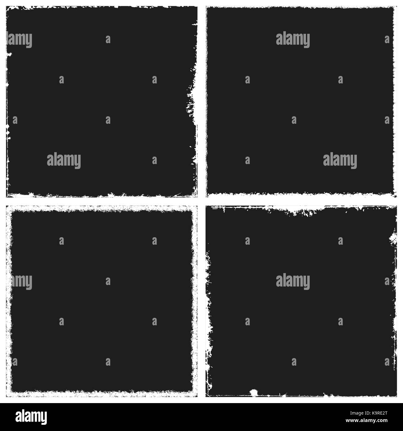 Dark Frame Set Stock Vector Image & Art - Alamy