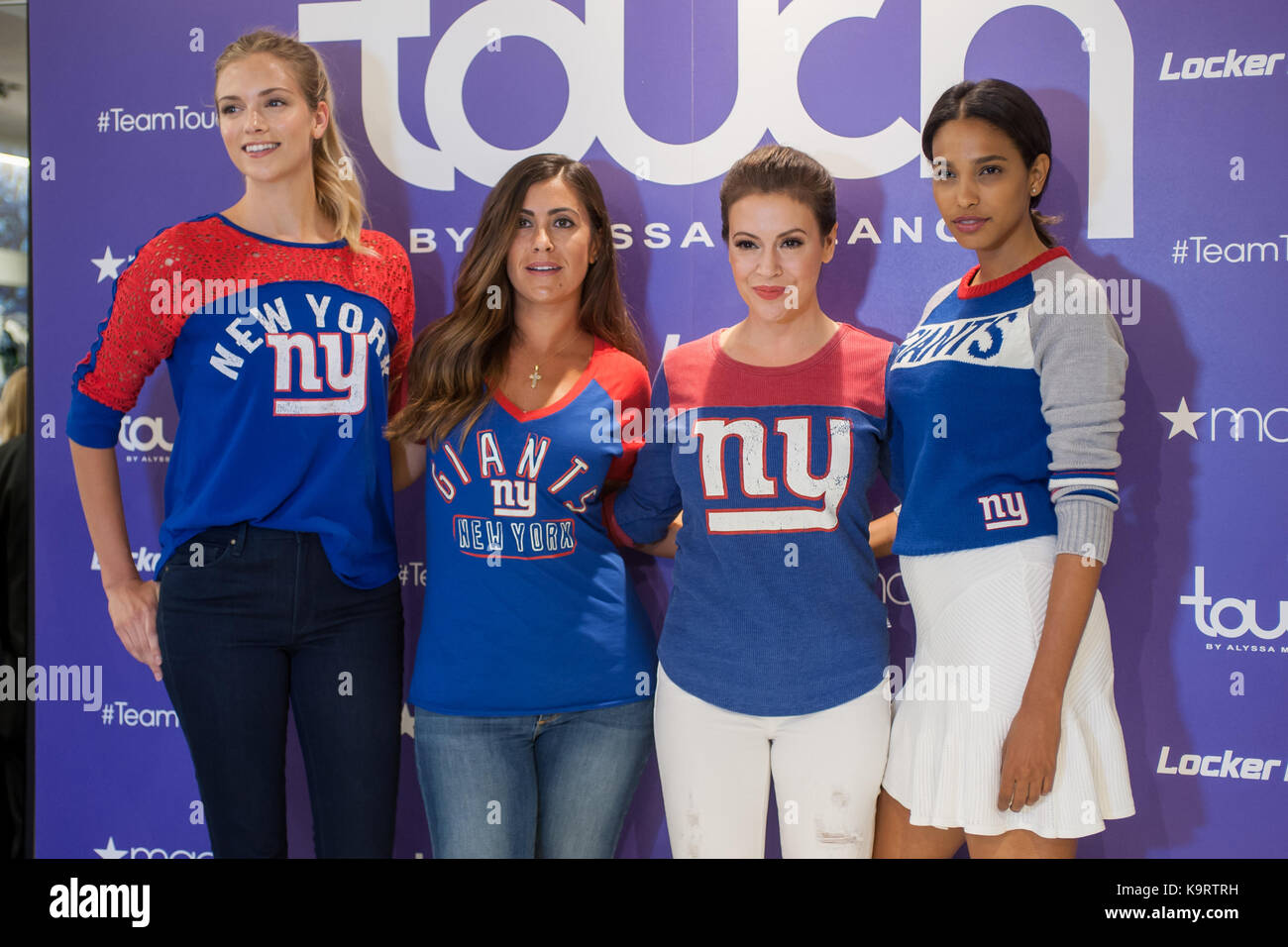 Alyssa Milano attends the launch of 'Touch by Alyssa Milano' at Macy's