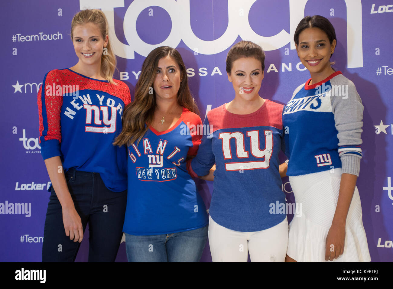 Alyssa Milano attends the launch of 'Touch by Alyssa Milano' at Macy's