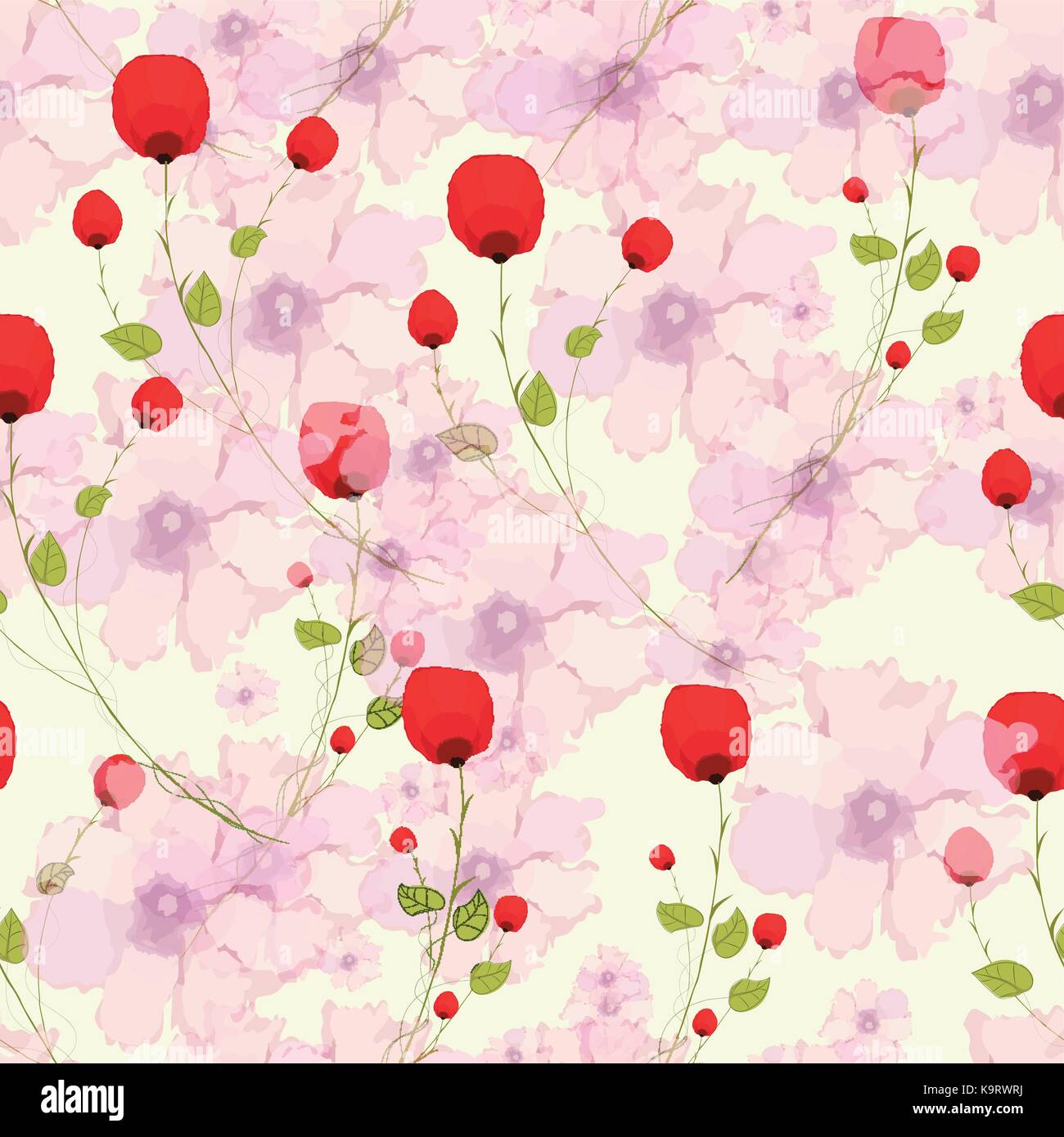 Spring time bouquet flowers Stock Vector Images - Alamy