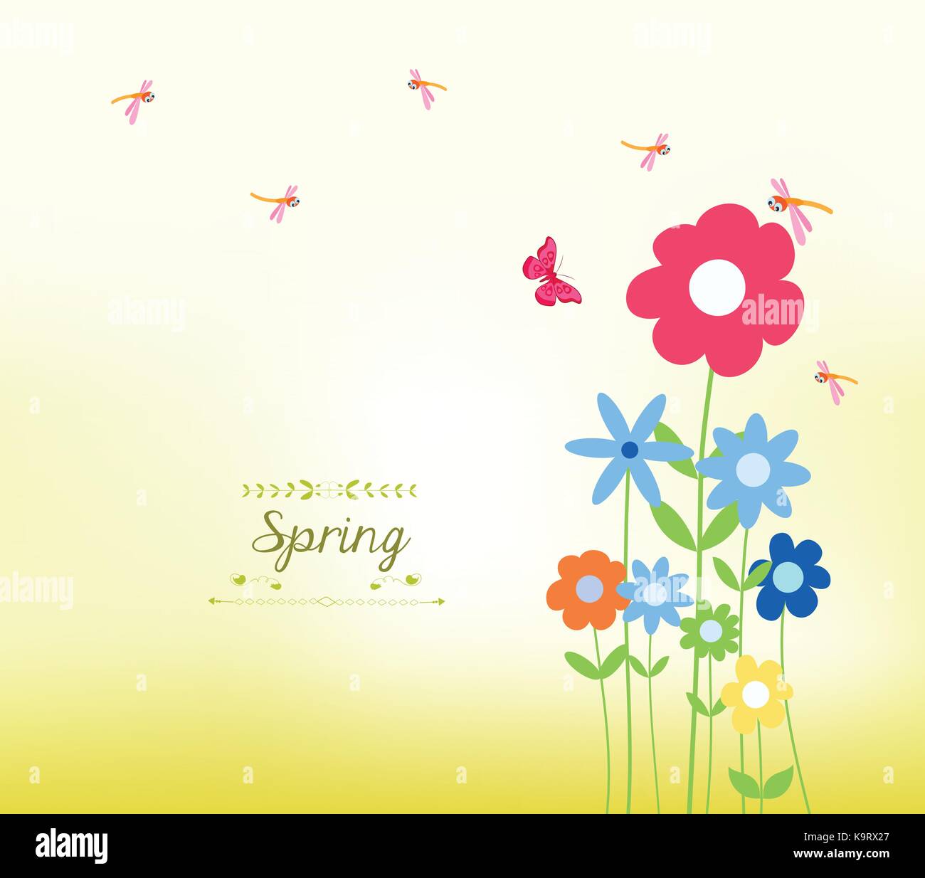 Flower colorful background Stock Vector Image & Art - Alamy