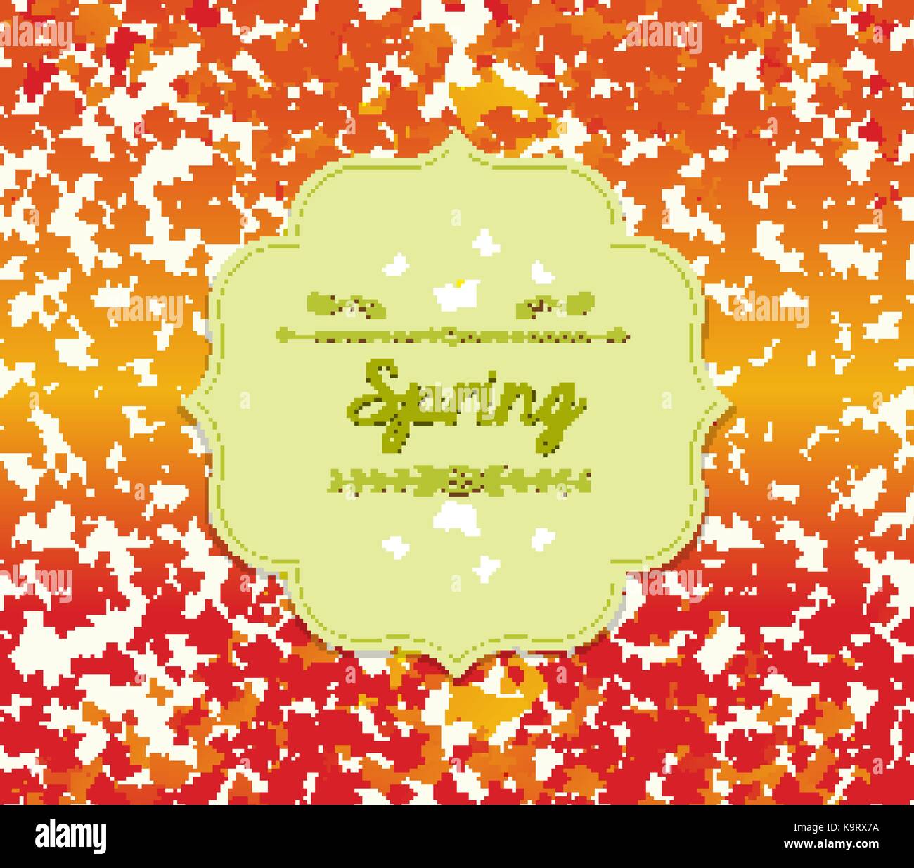 spring background with colorful butterflies Stock Vector Image & Art ...