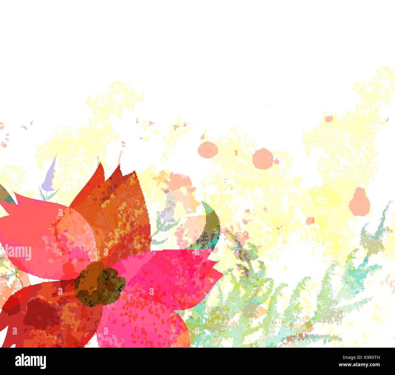 Romantic Flower Background Stock Vector Image & Art - Alamy