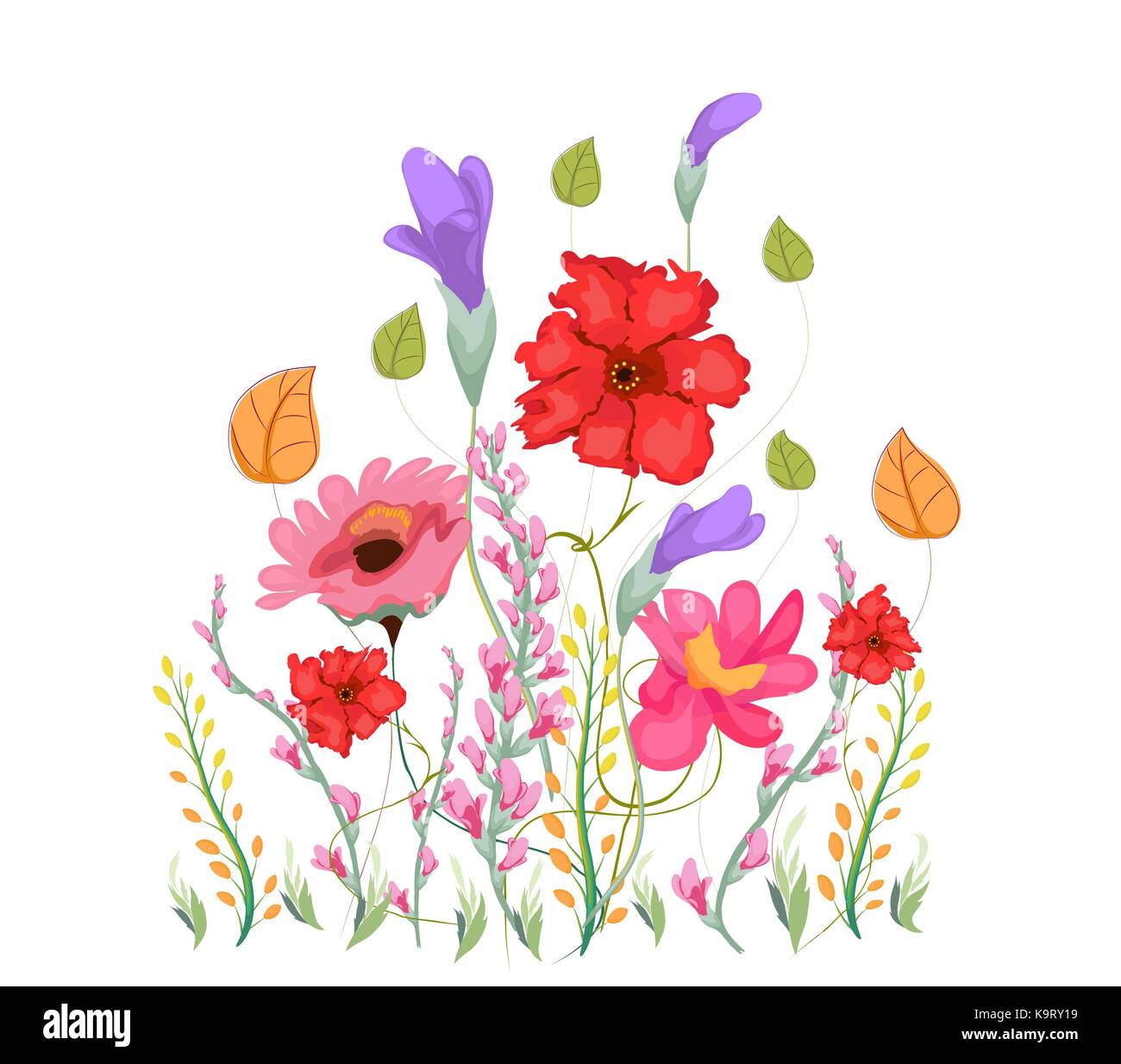 Sweet pea Stock Vector Images - Alamy