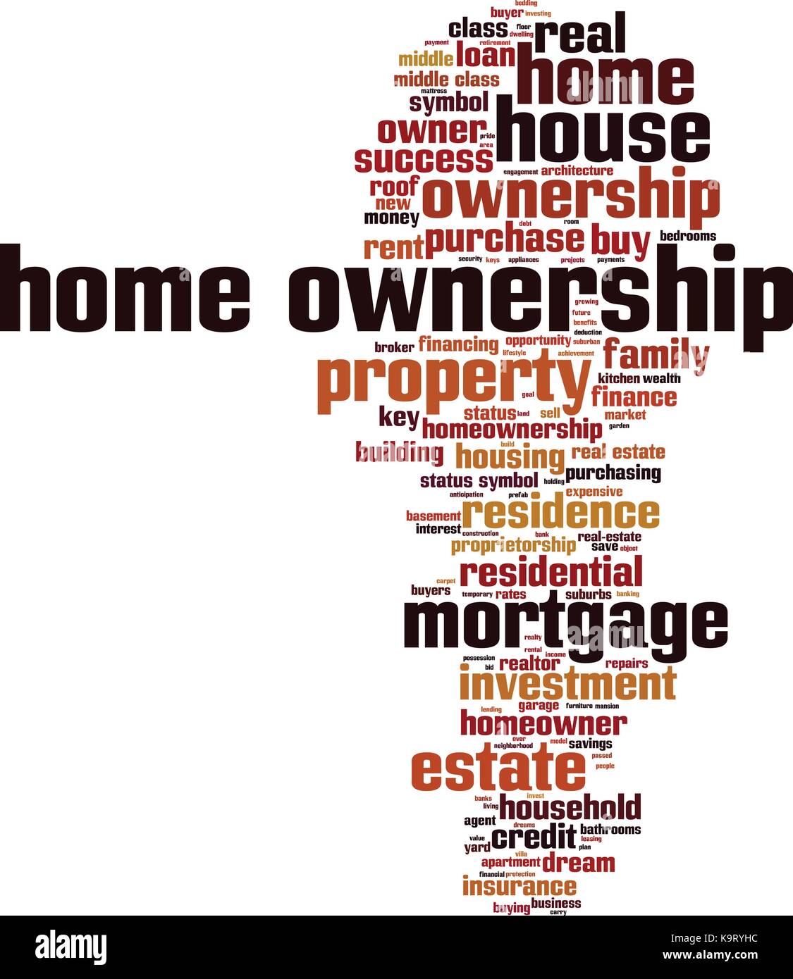 Ownership Wordcloud Home ownership word cloud concept. Vector illustration Stock Vector ...