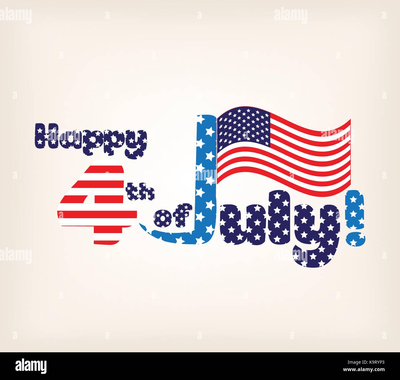 Happy Independence Day - July 4th - Fourth of July - American Flag ...