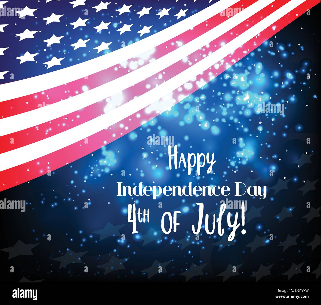 American Flag, Vector background for Independence Day and other events ...