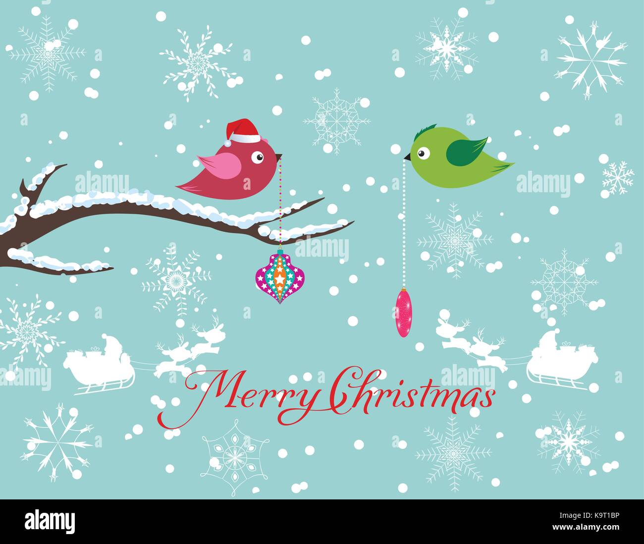 Merry christmas card Stock Vector Image & Art - Alamy