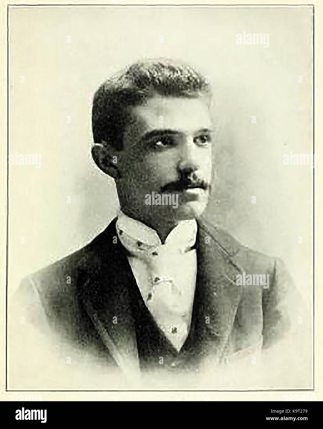 Portrait of Walter P. Suesman (aka Sussman), member of the US law firm Suesman & Suesman of Providence, Rhode Island. He was involved in the introduction of telegraphy communication Stock Photo
