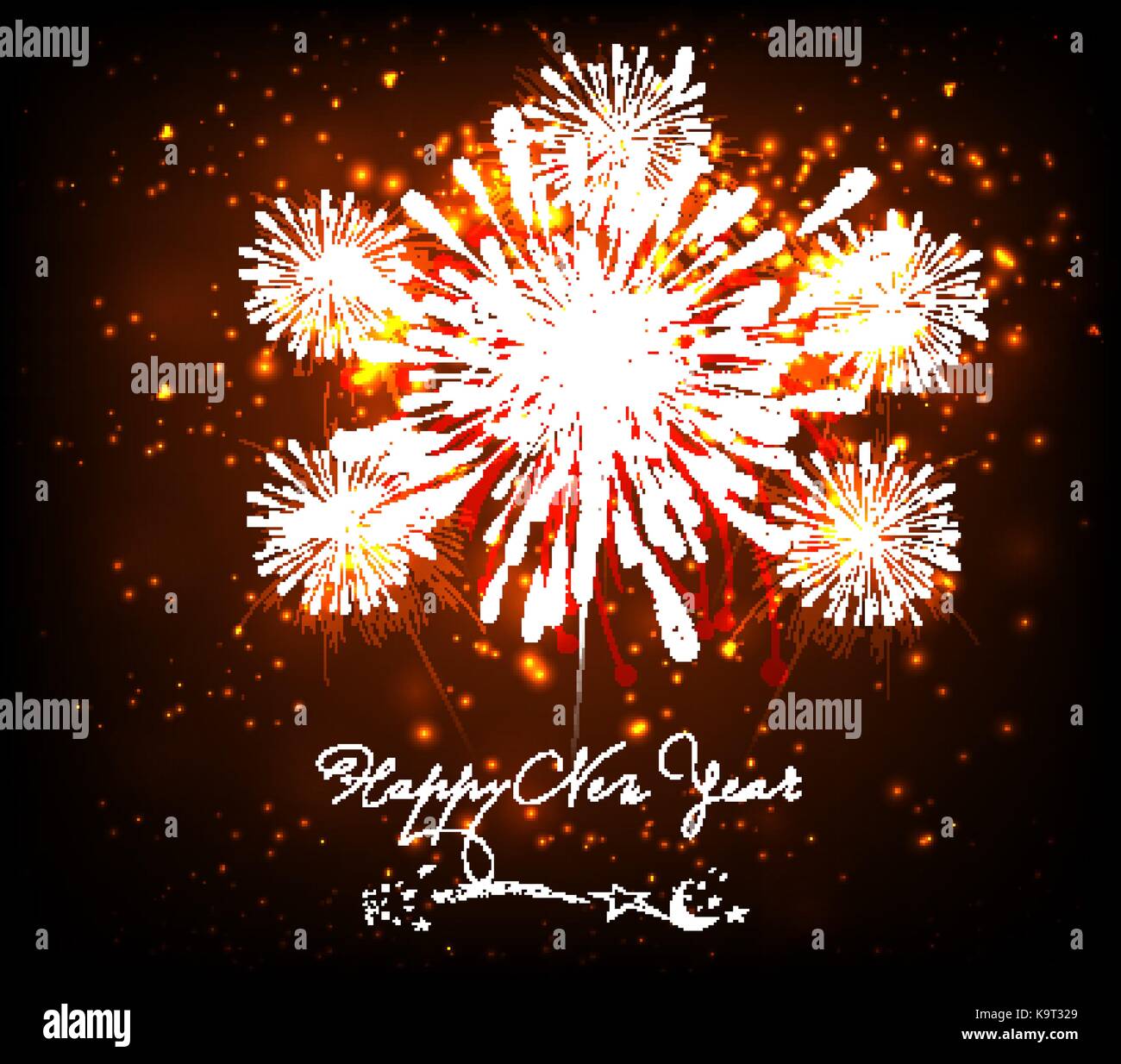 happy new year background black and gold Stock Vector Image &amp; Art - Alamy