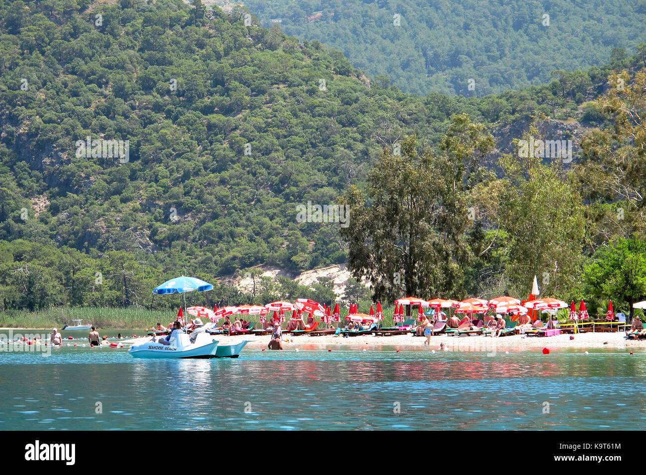 Blue Lagoon bay, Oludeniz, Turkey. Stock Photo