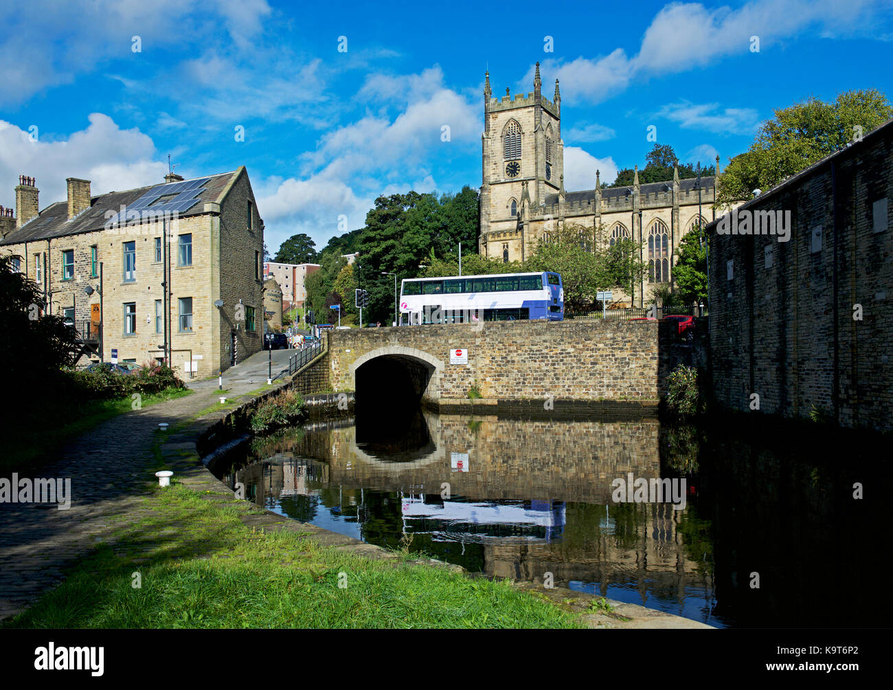 The Rochdale Canal at Sowerby Bridge, Calderdale, West Yorkshire