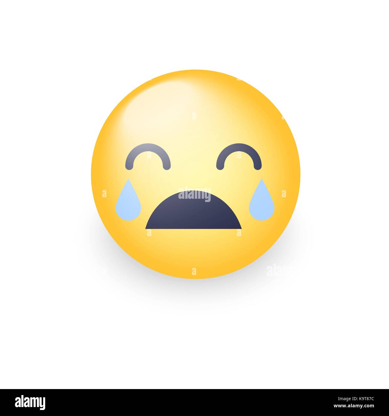 Grief emoji Cut Out Stock Images & Pictures - Page 3 - Alamy