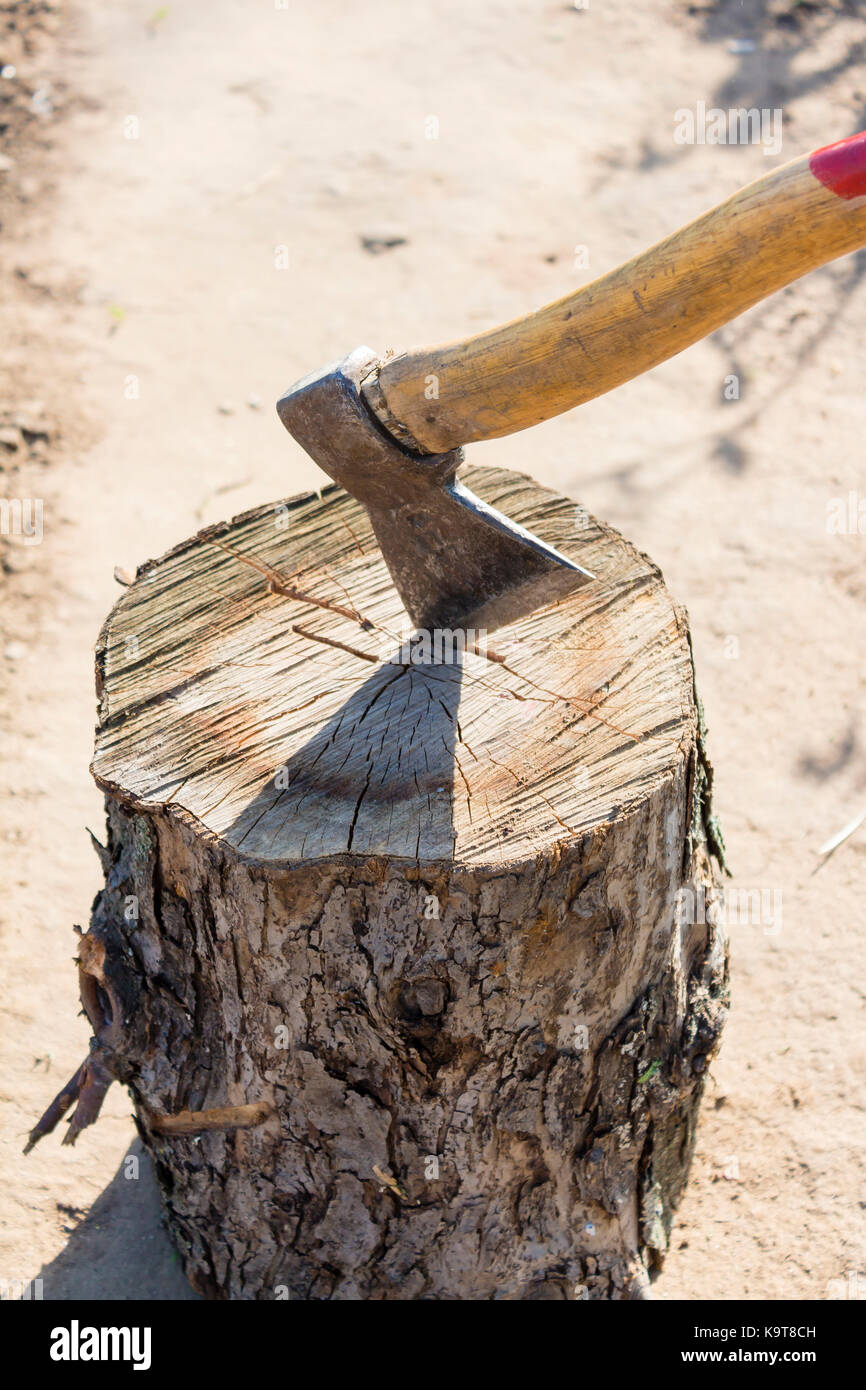 Axe tool ax isolated cutting chop blade cut wood hires stock