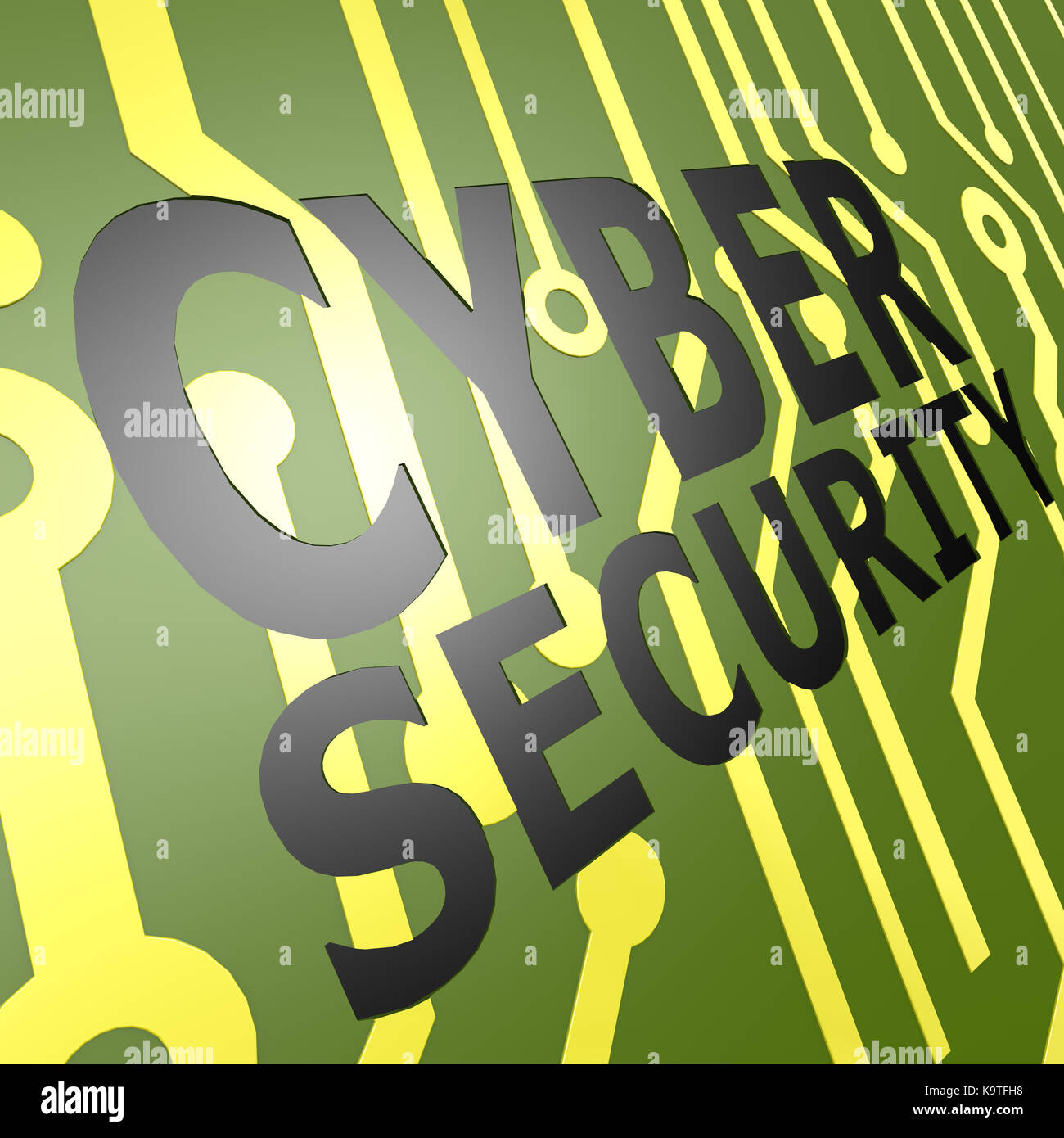 PCB Board with cyber security Stock Photo Alamy