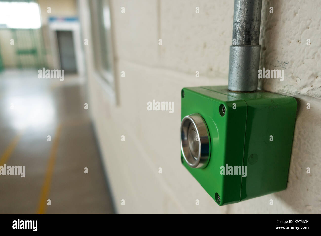 The abandoned HMP Shrewsbury prison (known as The Dana) which closed in 2013. Stock Photo