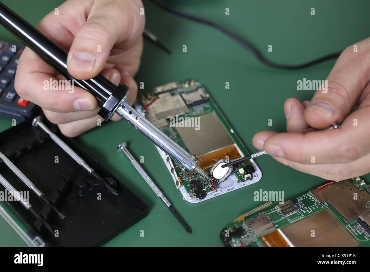 phone repair chip Stock Photo Alamy