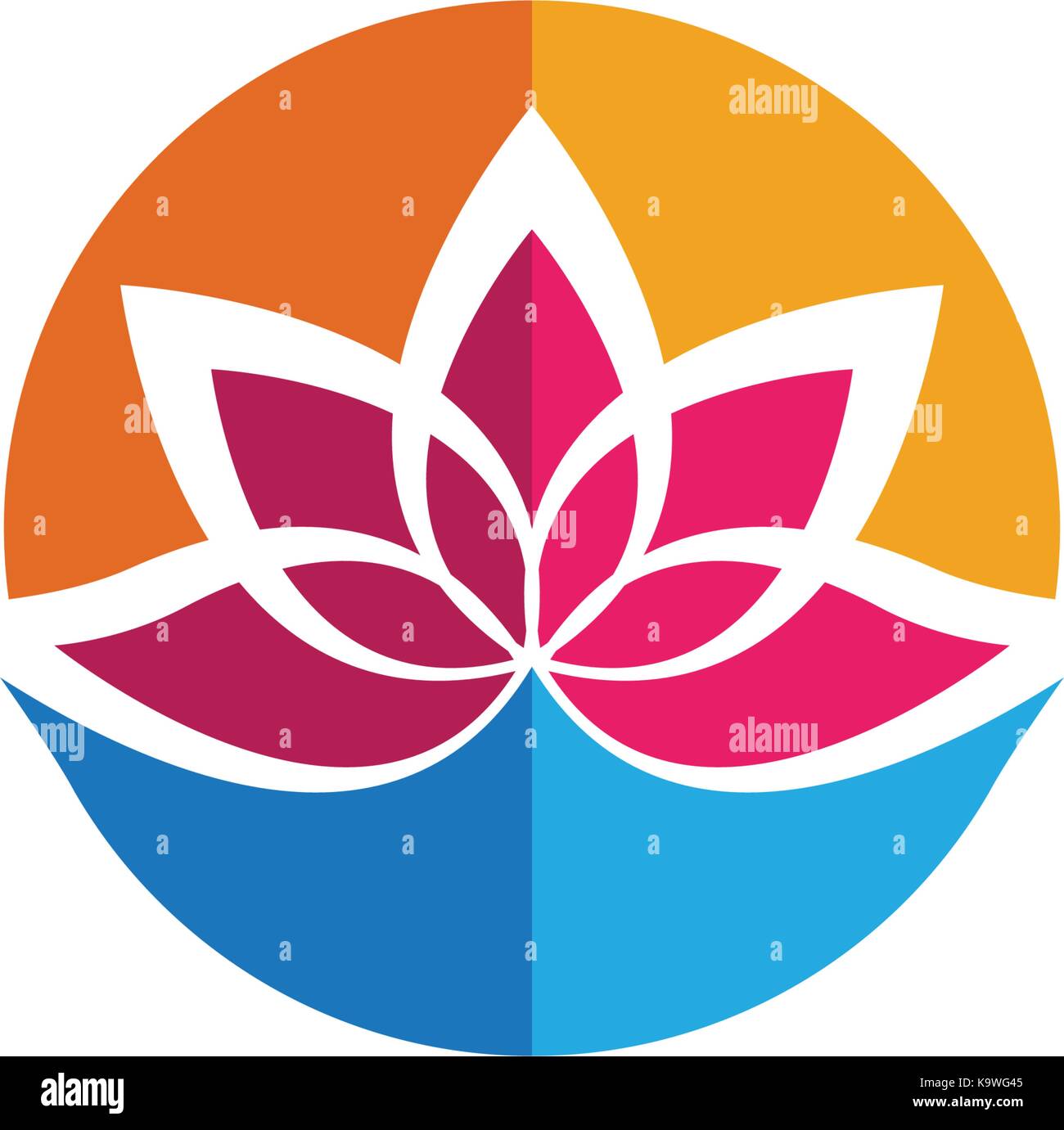 Beauty Vector flowers design logo Template icon Stock Vector Image ...