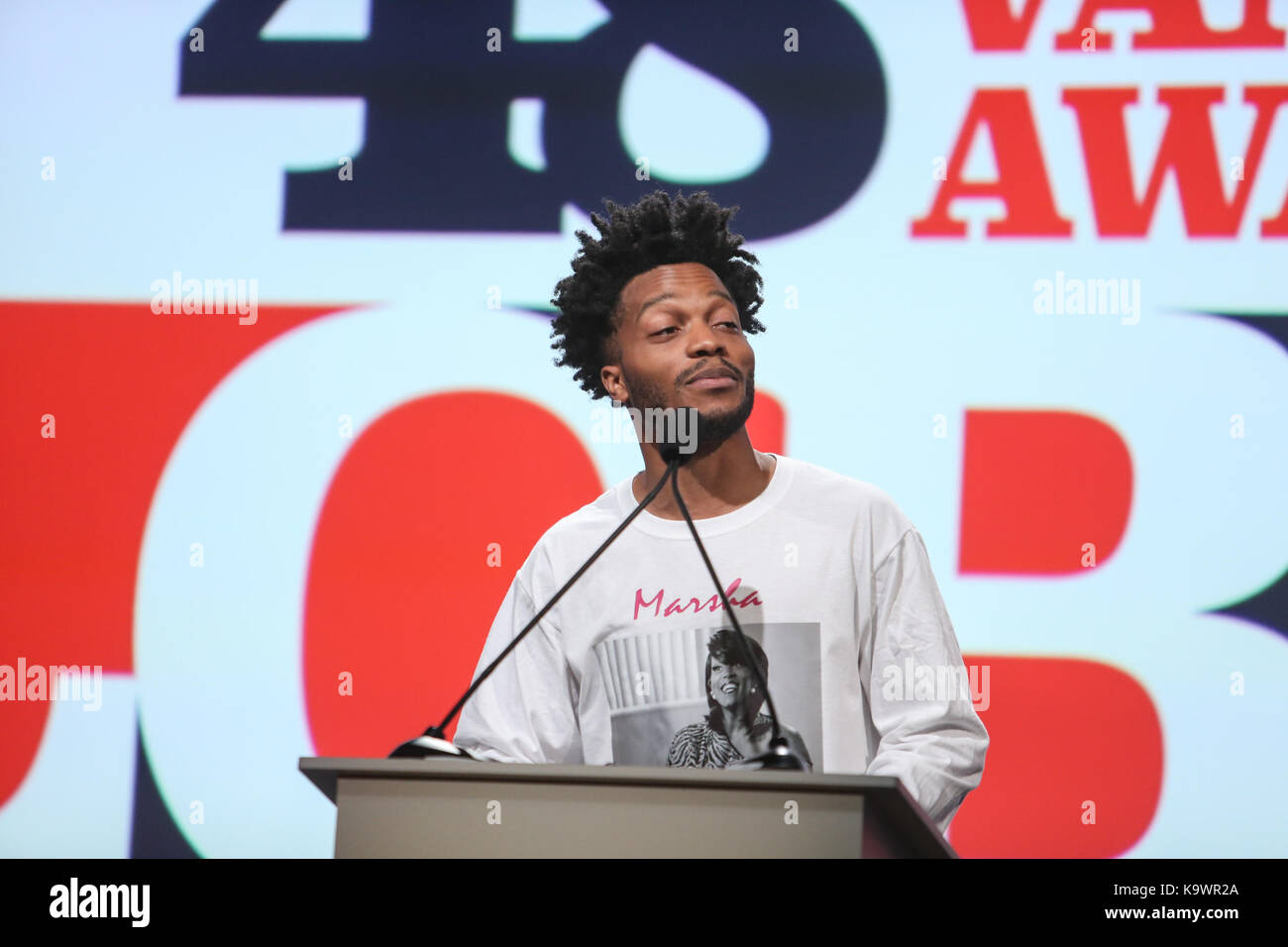 Beverly Hills, Ca. 23rd Sep, 2017. Jermaine Fowler at the Los Angeles ...