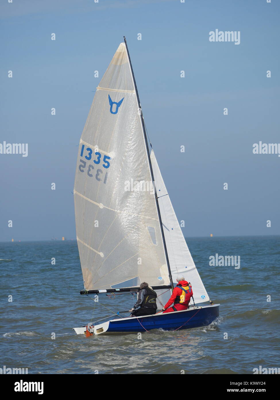 An Osprey class sailing dinghy Stock Photo - Alamy