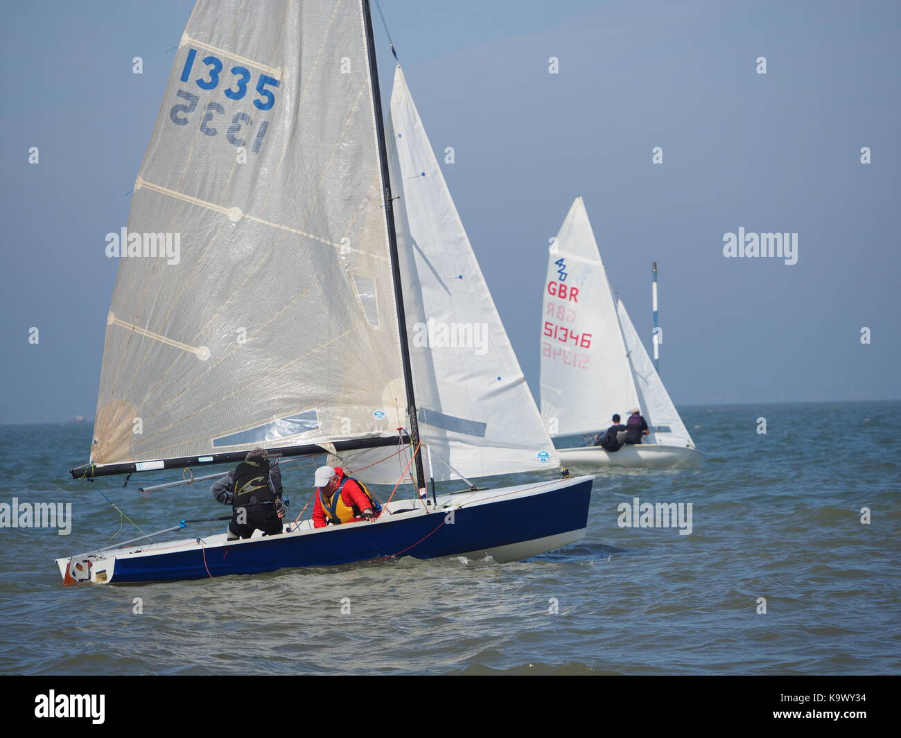 An Osprey class sailing dinghy Stock Photo Alamy
