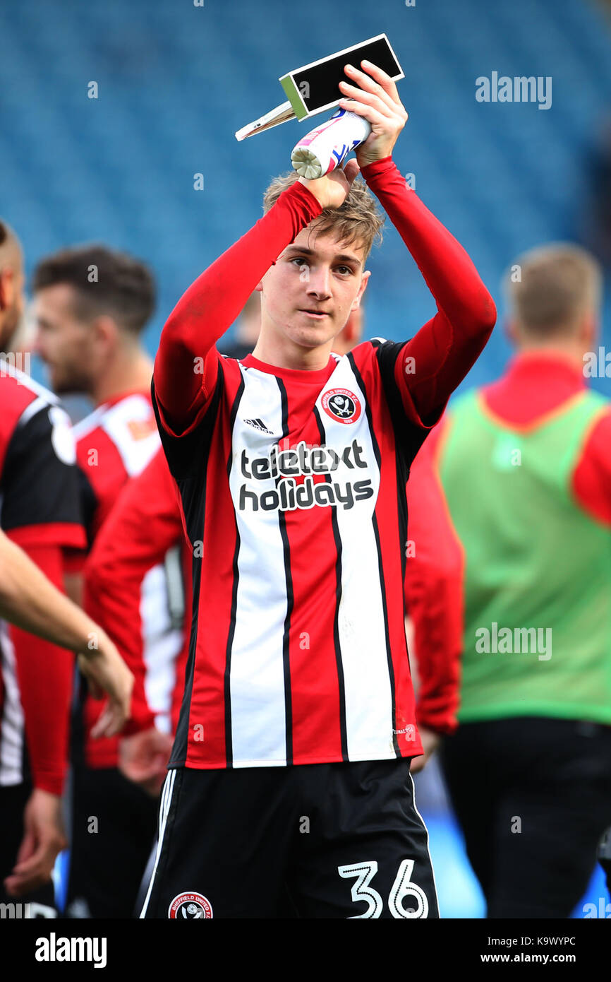 DAVID BROOKS WITH MAN OF THE M SHEFFIELD WEDNESDAY FC V SHEFF