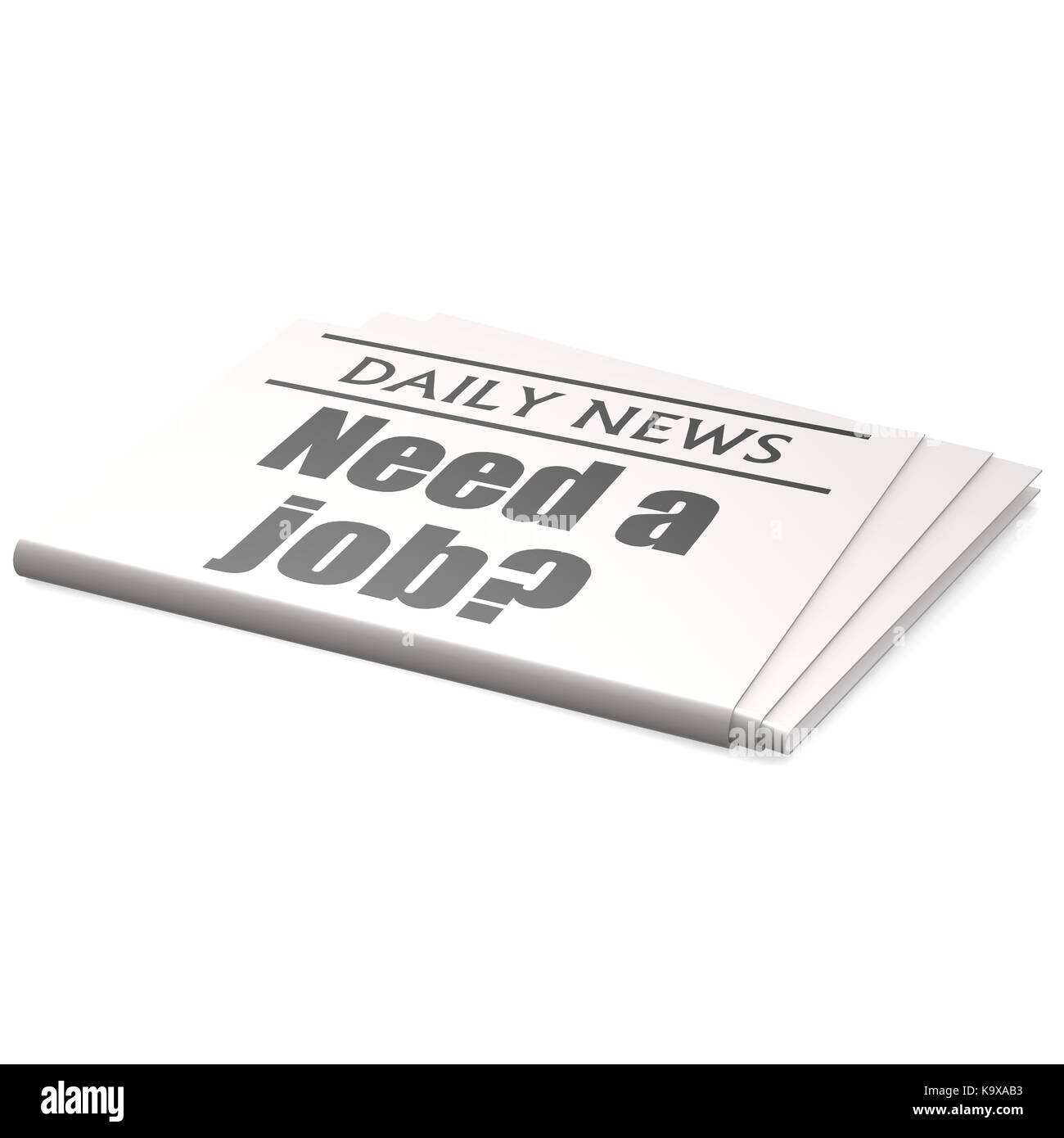 Newspaper need a job Stock Photo Alamy
