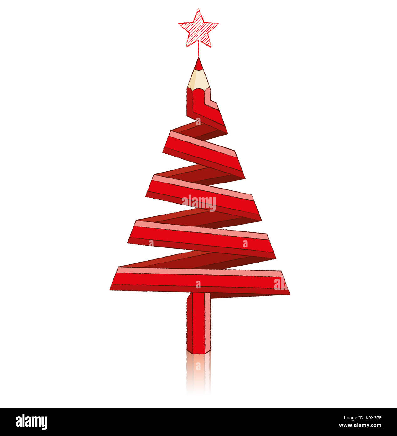 Christmas Tree Star Drawing