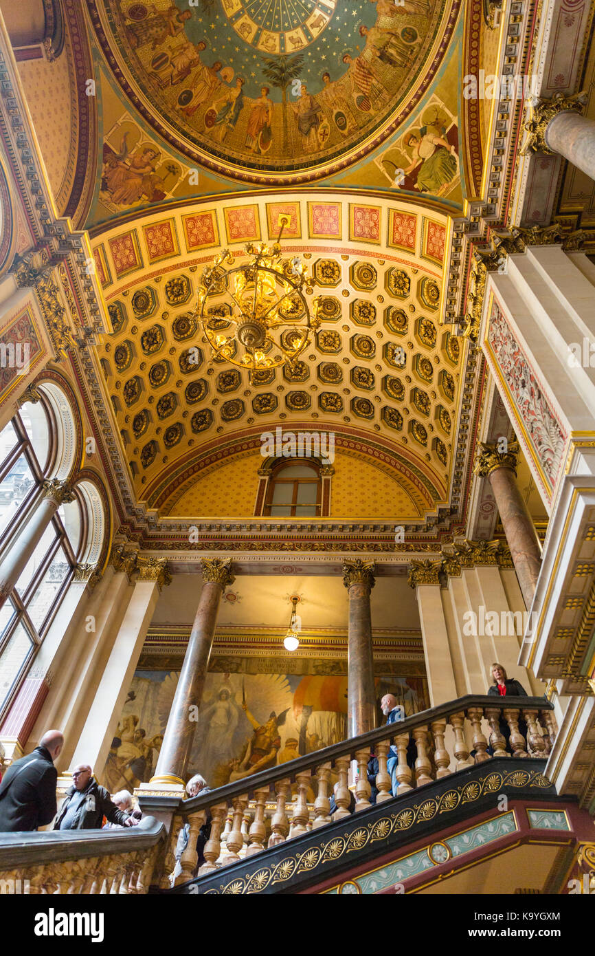 The Grand Staircase of he Foreign and Commonwealth Office, designed by ...