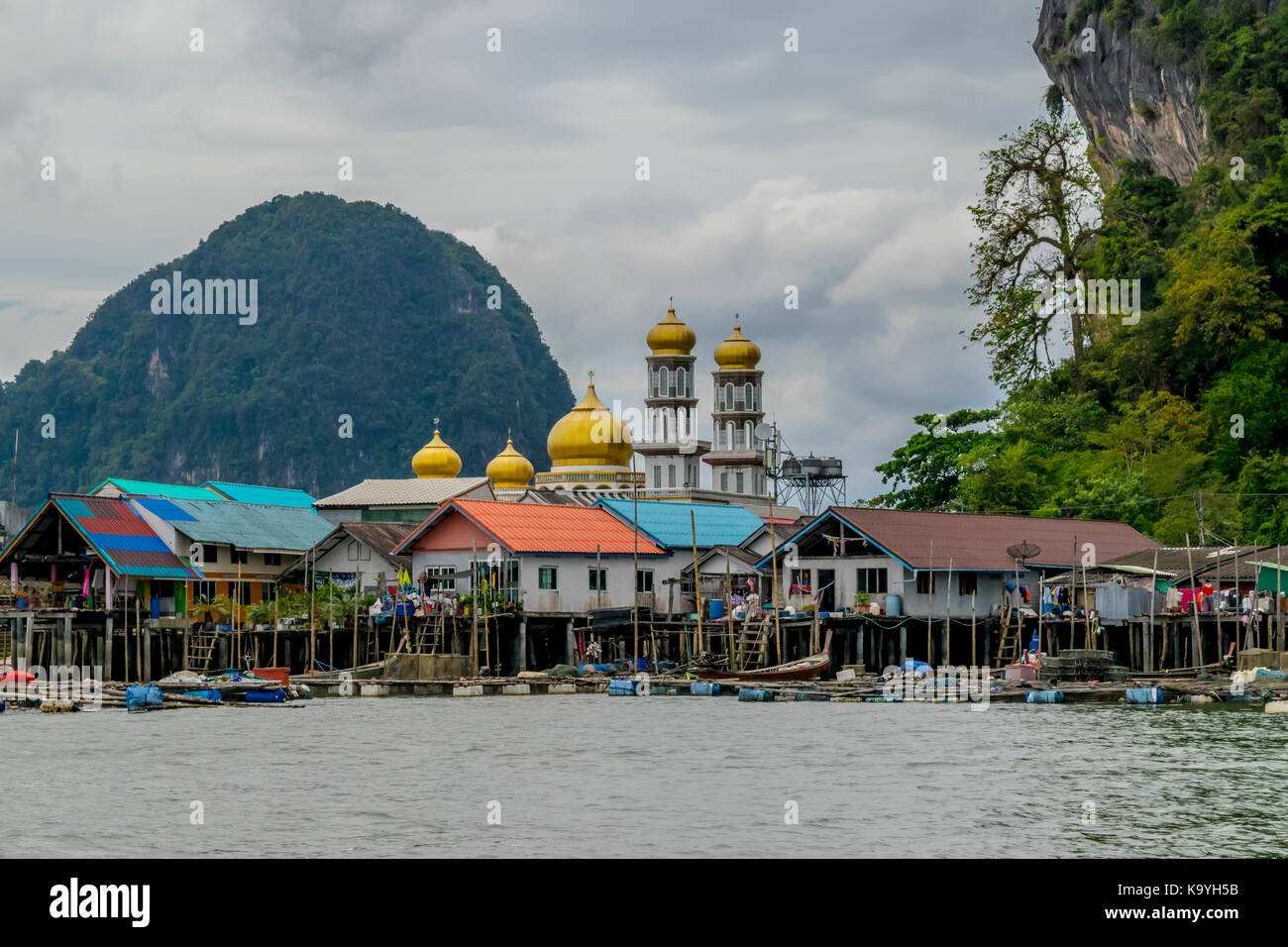 Ko Panyi is a Floating Muslim Village, northeast to Phuket, Thailand