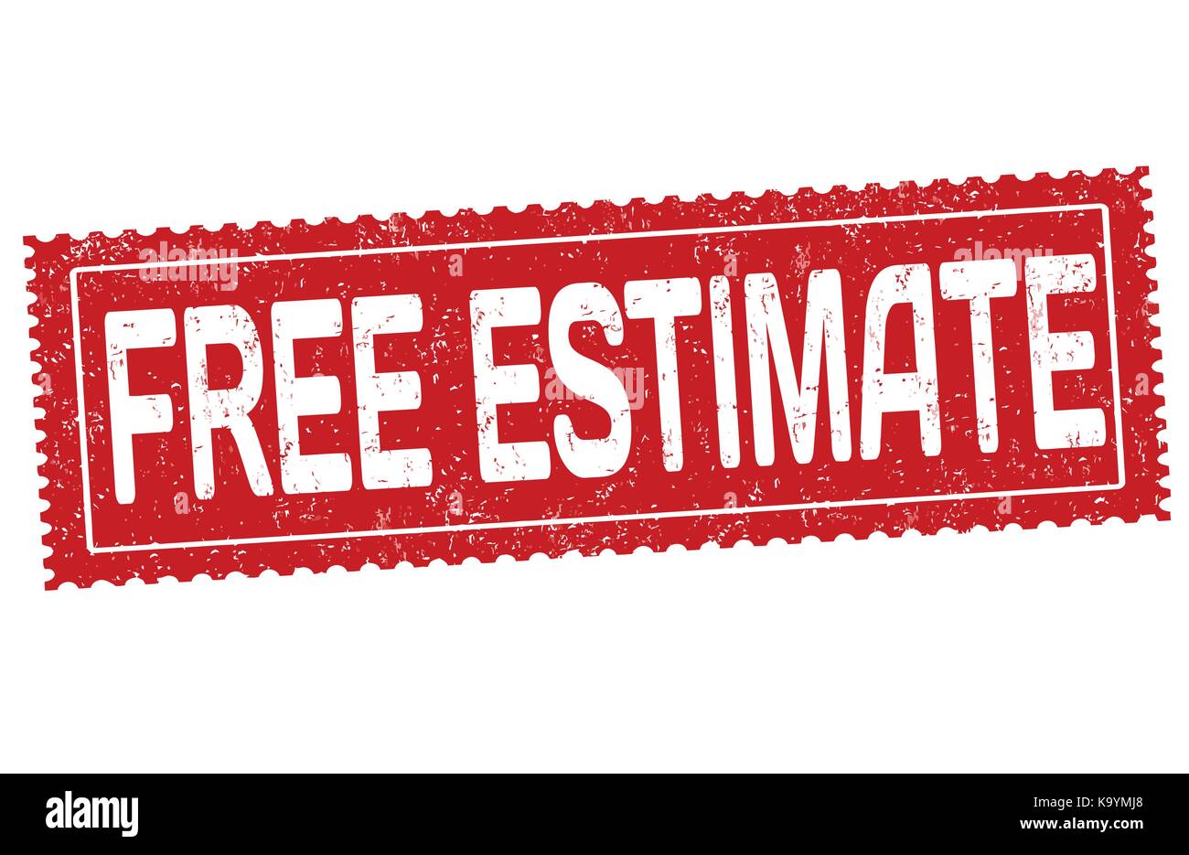 Free estimate grunge rubber stamp on white background, vector ...