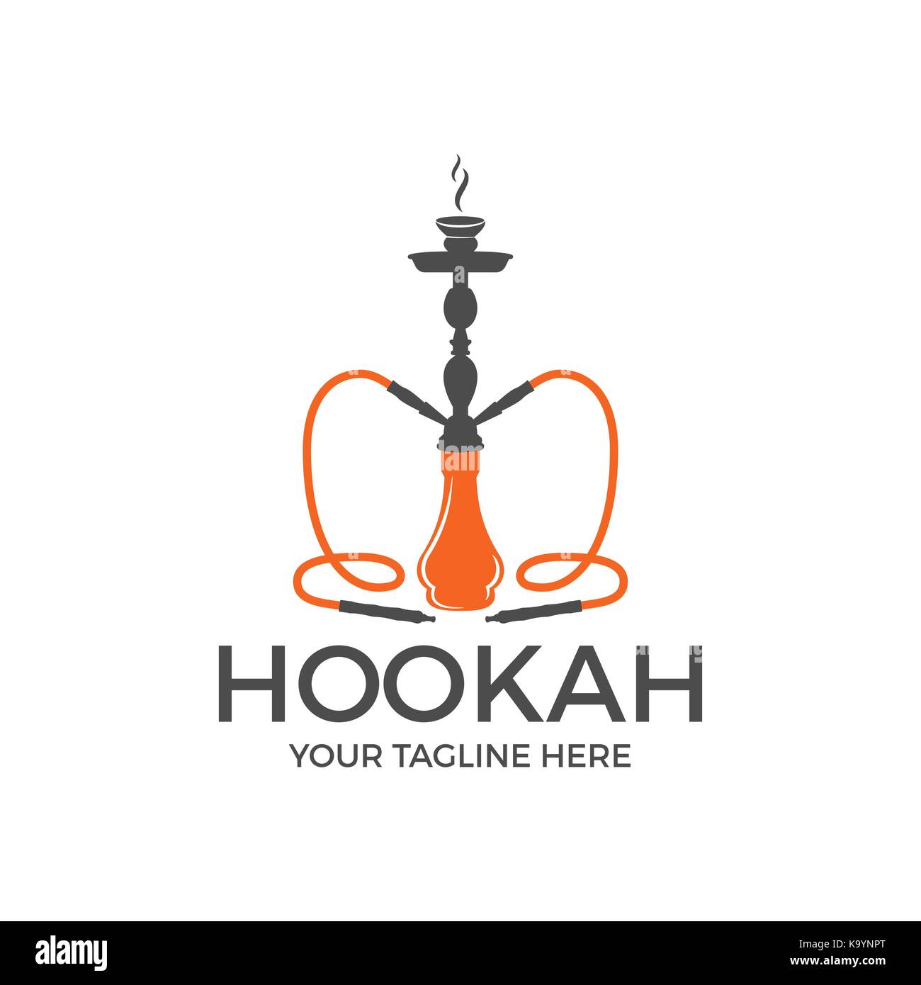 Hookah Logo Design Label Badge Vintage Shisha Logo Lounge Cafe Emblem Arabian Bar Or House Shop Isolated Stock Vector Illustration Stock Vector Image Art Alamy
