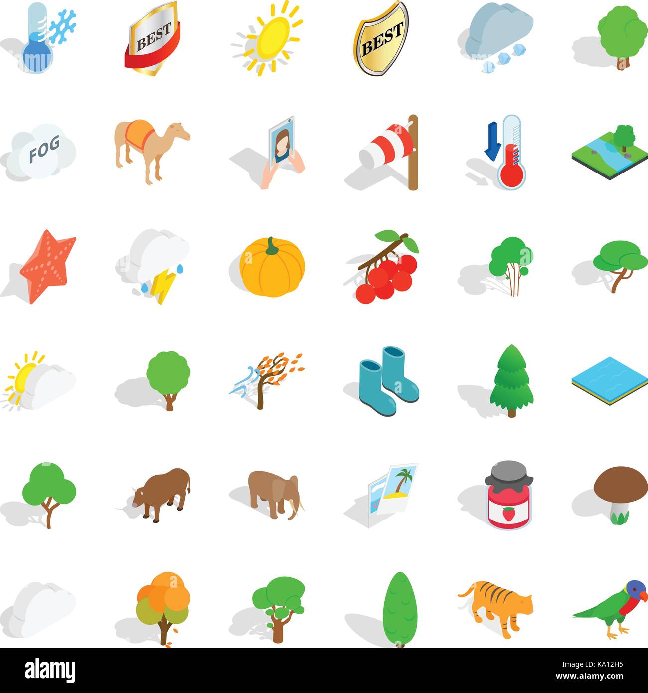 Camel icons set, isometric style Stock Vector Image & Art - Alamy