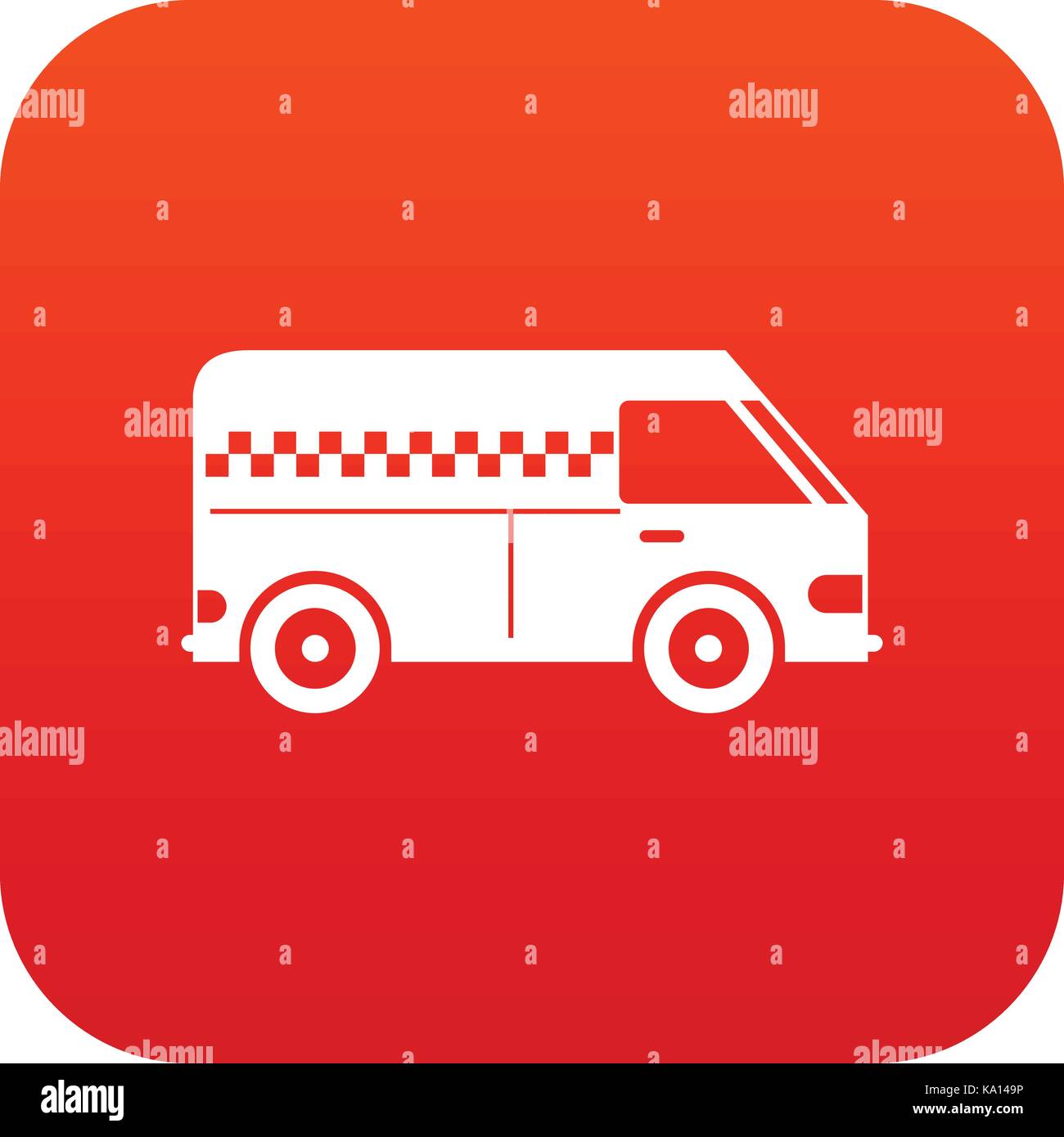 Minibus taxi icon digital red Stock Vector Image & Art - Alamy