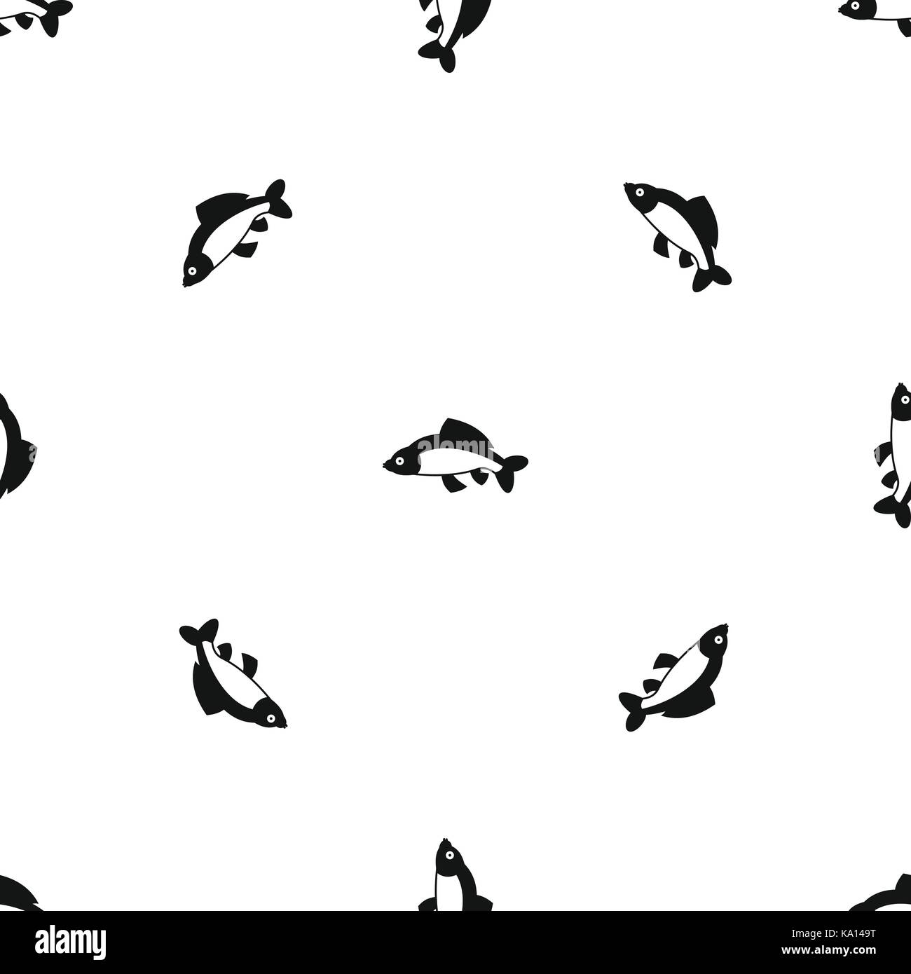 Fish pattern seamless black Stock Vector Image & Art - Alamy