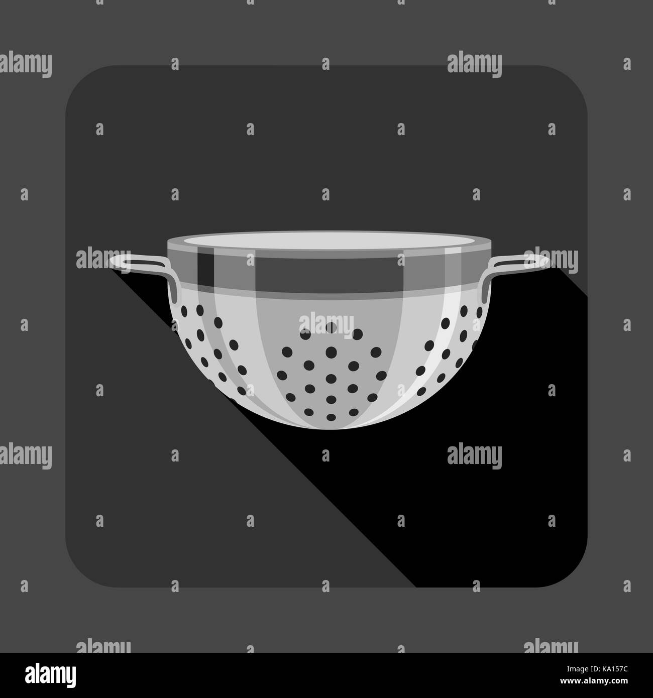 Colander concept background, cartoon style Stock Vector Image & Art - Alamy