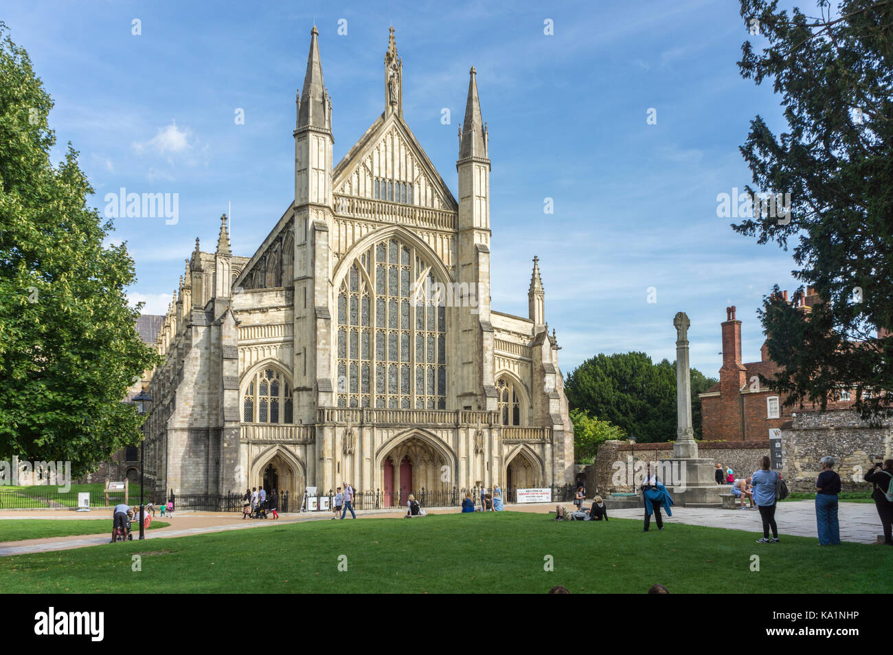 Winchester Cathedral, Winchester, Hampshire, England, GB, UK Stock Photo