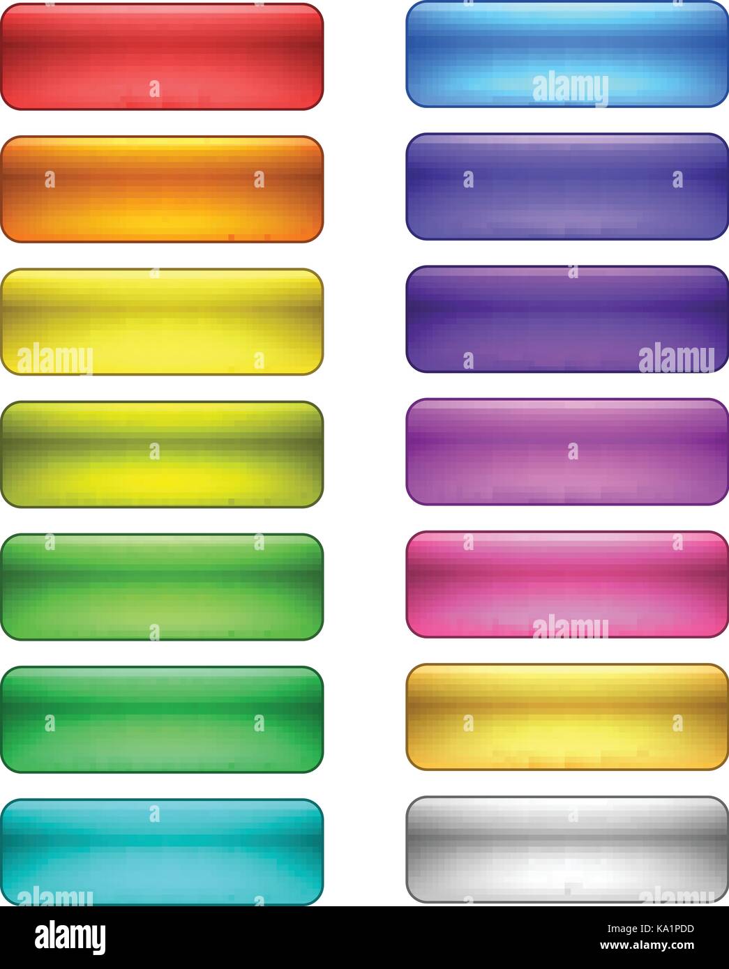 vector web buttons set Stock Vector Image & Art - Alamy