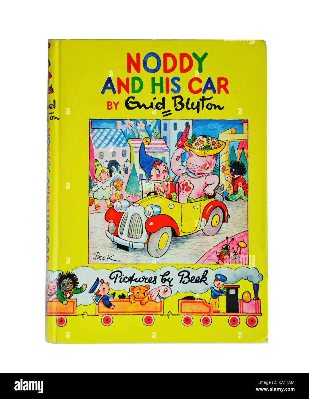 Enid Blyton's 'Noddy and his car' Noddy book, Ascot, Berkshire, England, United Kingdom Stock Photo
