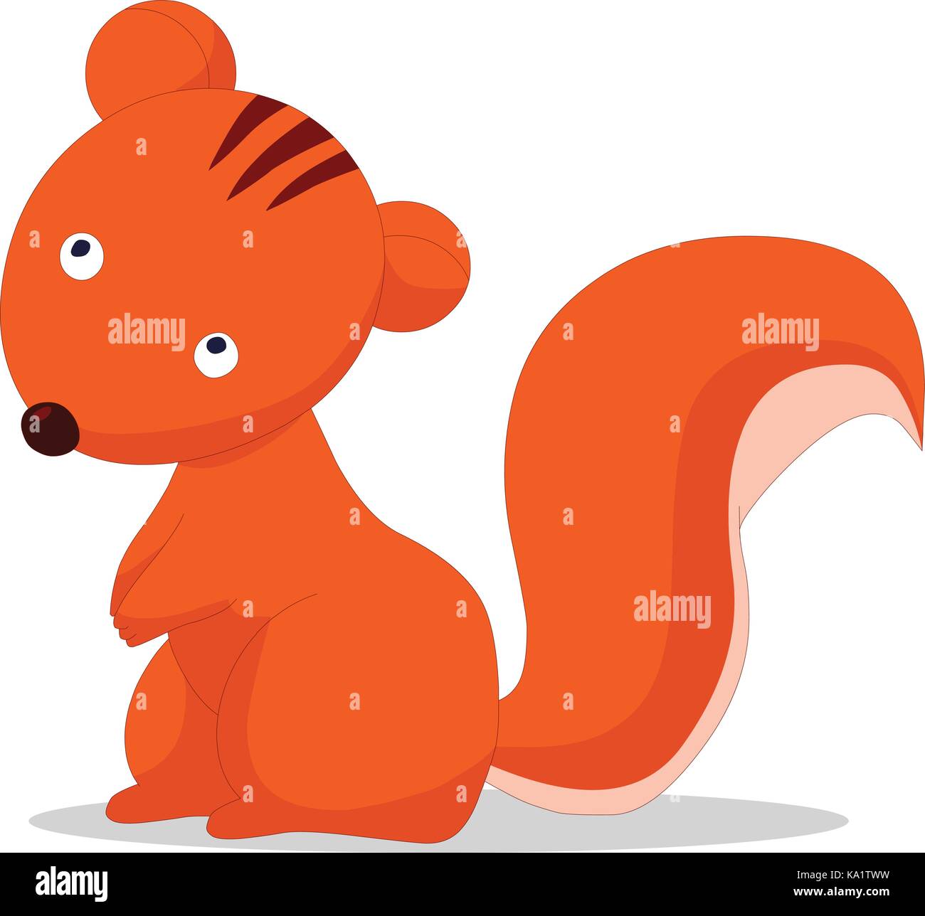 Cute baby squirrels cartoon Stock Vector Image & Art Alamy