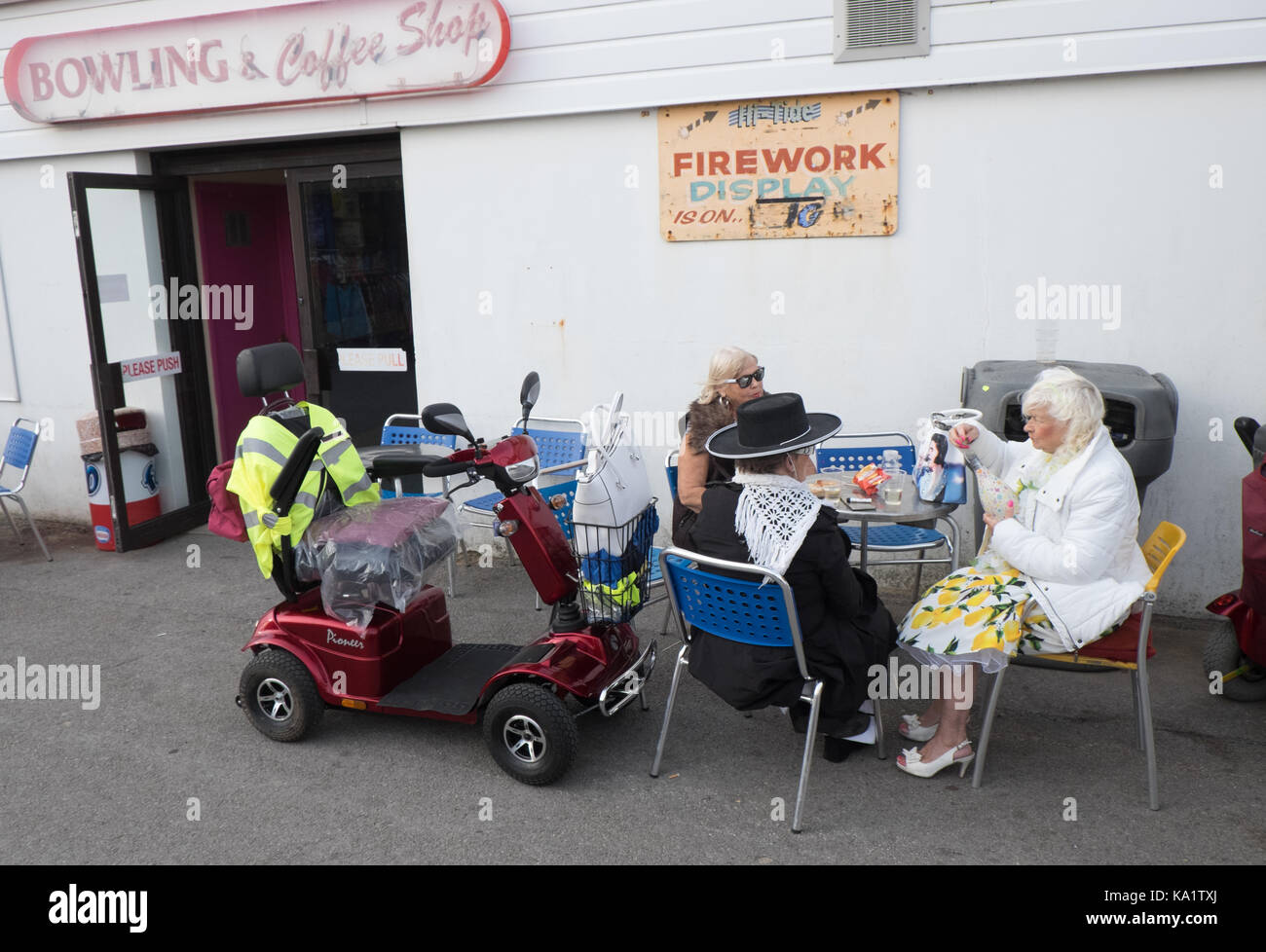 Mobility scooter elderly hires stock photography and images Alamy