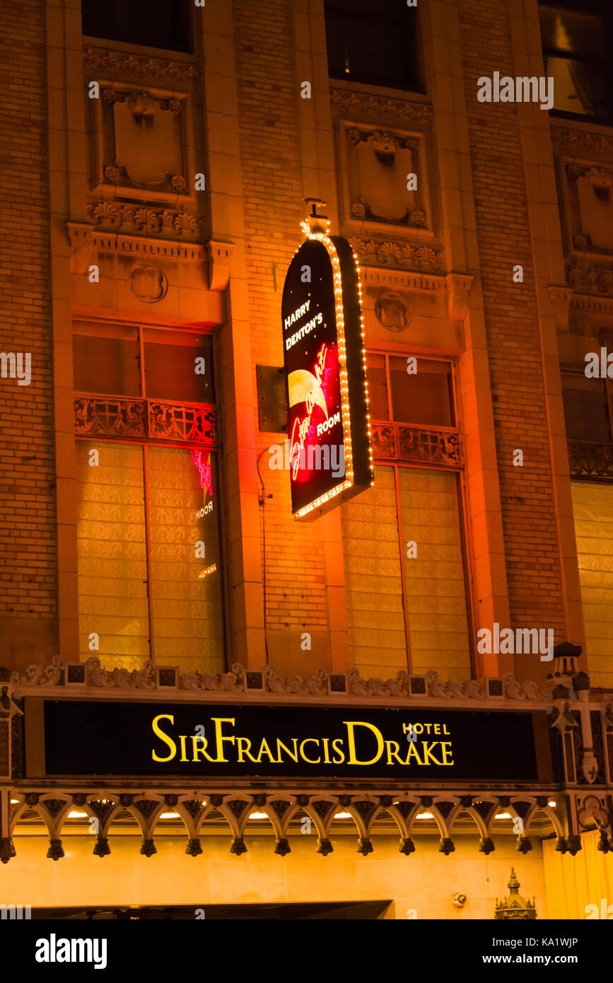 Sir Francis Drake Hotel And The Starlight Room San
