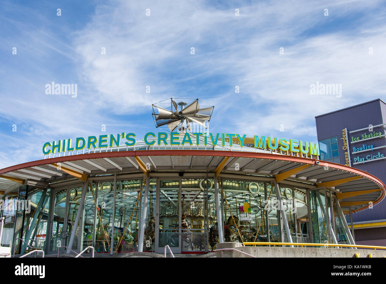 Childrens Creativity Museum San Francisco California Stock Photo Alamy