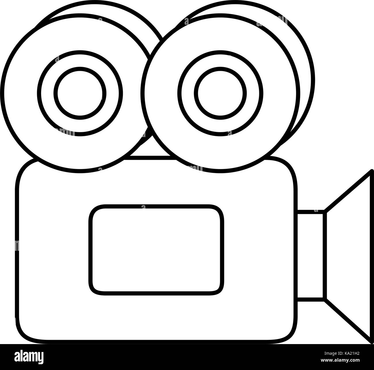 video camera isolated icon vector illustration design Stock Vector ...
